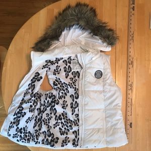 Aeropostale Puffer Vest with Removable Hood